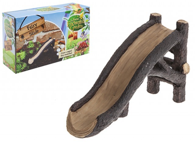 Secret Fairy Garden Slide - Outdoor Kids Slides for Home Play Structure Decoration