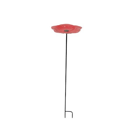 Poppy 1m Garden Bird Feeder Dish - Durable Outdoor Birdseed Holder