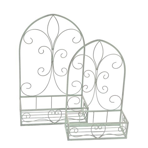Hearts Wall Planters - Set of 2 Vertical Garden Indoor Plant Pots with Home Decor Green Walls
