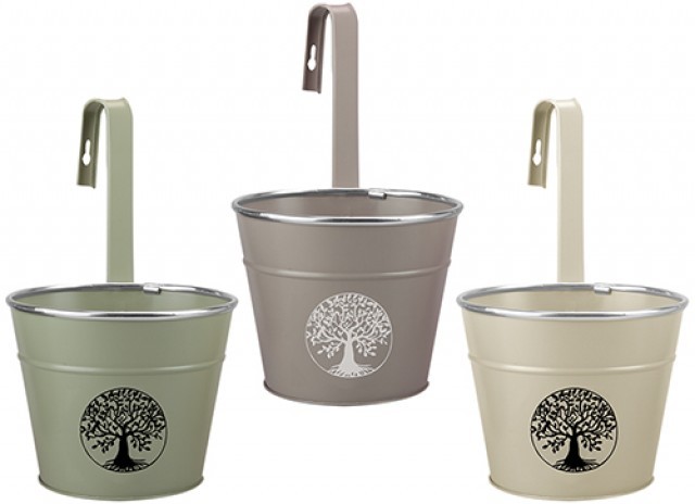 Tree of Life Round Wall Planter - Assorted Decorative Planters for Home Garden Indoor Decoration