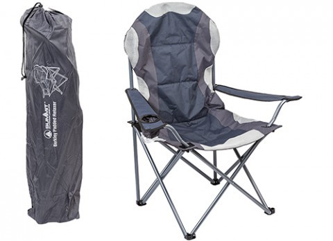 Summit Berkley Padded Relaxer High Back Chair - Slate Grey Office & Home Decor