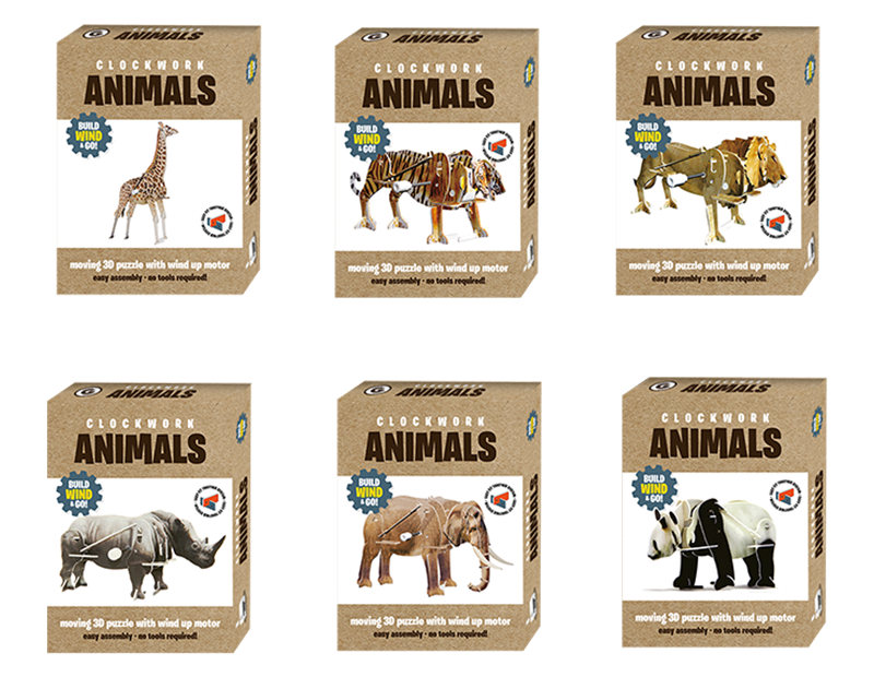 Build Your Own Clockwork Animal - Vintage Inspired Mechanical Toy for Home Decor