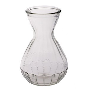 Clear Eden Bud Glass Vase - Elegant 13.5cm Home Decor Flower Arrangement Holder