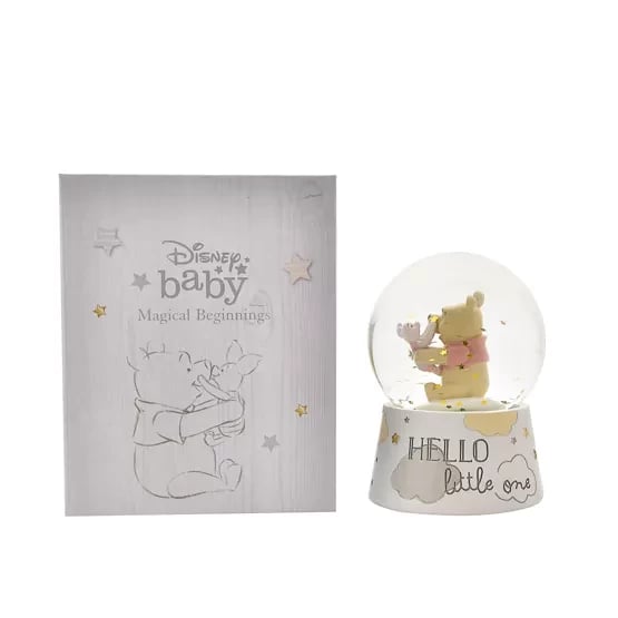 Winnie the Pooh & Piglet Collectible Snow Globe Home Decor Ornament