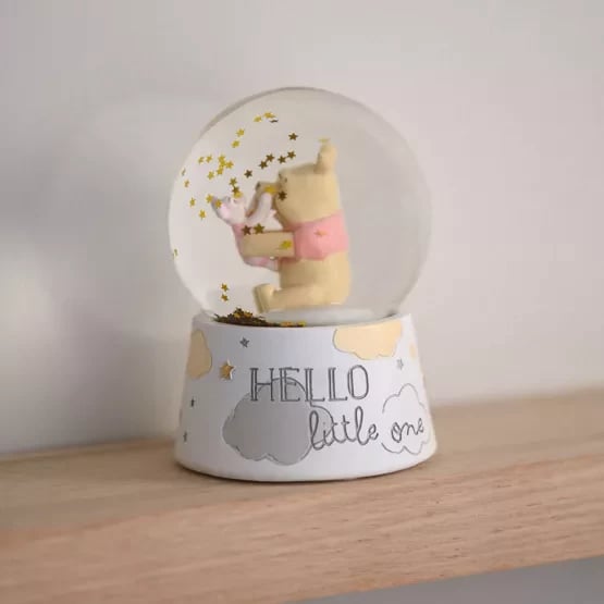 Winnie the Pooh & Piglet Collectible Snow Globe Home Decor Ornament