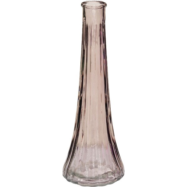 Grey Ashley 21cm Bud Vase - Elegant Home Decor Flower Arrangement Centrepiece