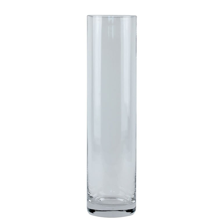 Large 40cm Cylinder Vase - Elegant Home Decor and Garden Decoration Piece