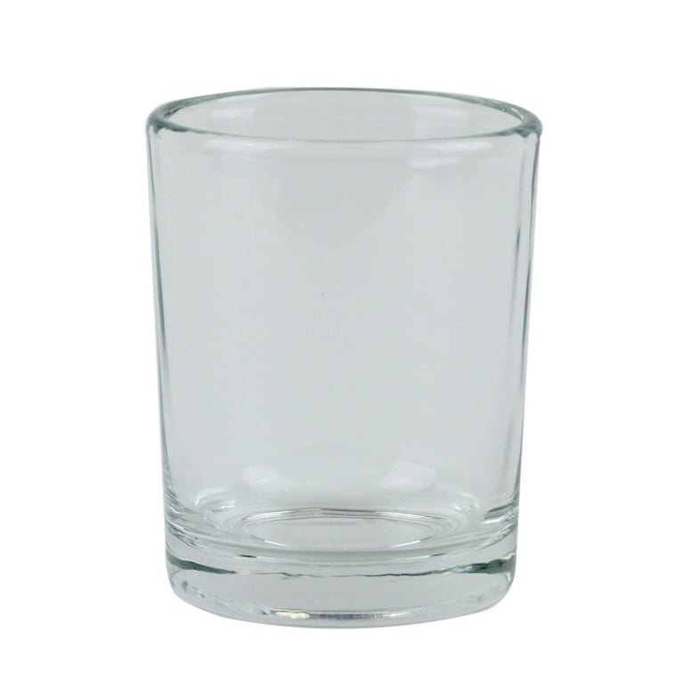 Clear Cylinder Votive Glass Candle Holder for Home Decor