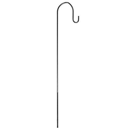 Single Shepherd Hook - Outdoor Wall Mount Light Fixture for Garden Lighting