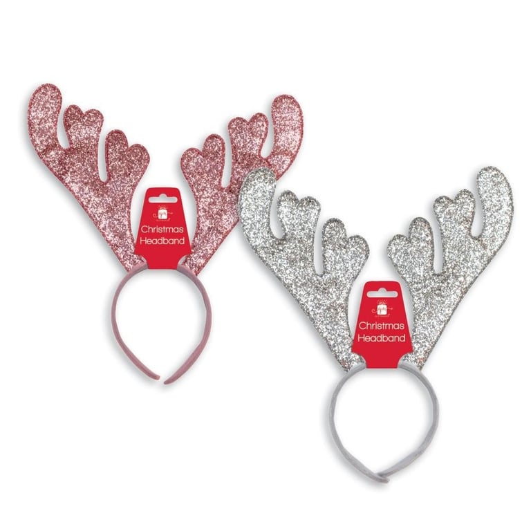 Antler Glitter Headbands - Elegant Fashion Accessories for Parties and Special Occasions