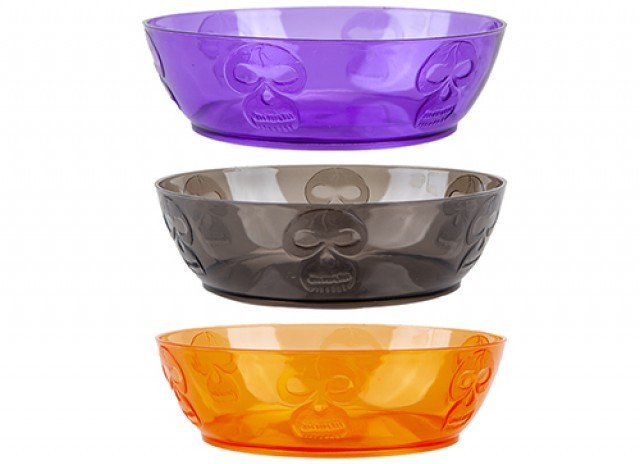 Scary Skull Bowl - Assorted Halloween Home Decor Accessory