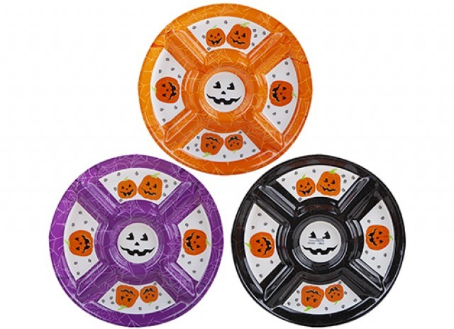 Halloween Dip Tray 30cm - Assorted Colors for Fall Entertaining & DIY Decorations