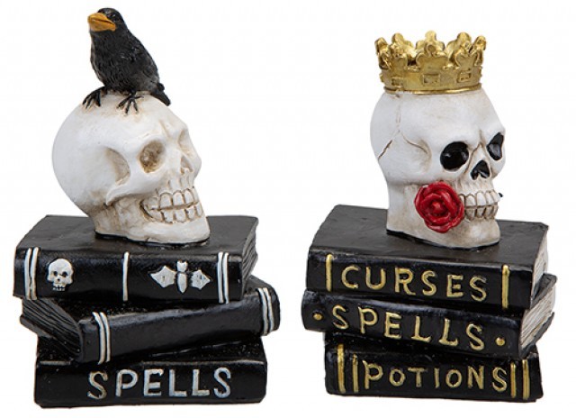Skulls on Books Decoration - Assorted Home Decor Art