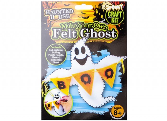Make Your Own Felt Ghost Kit - DIY Halloween Decorations & Craft Supplies