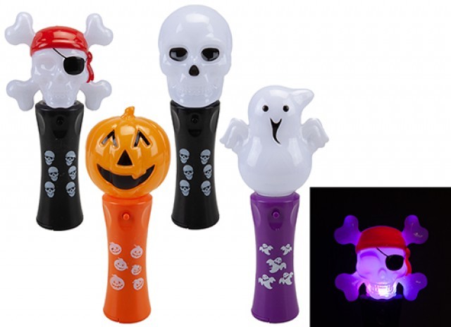 LED Flashing Halloween Wands - Spooky Party Favors & Decorations