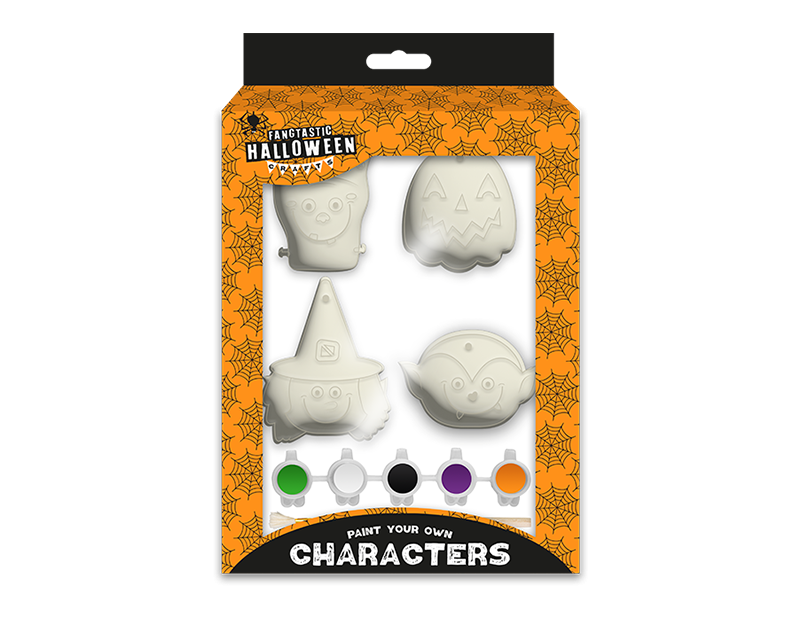 Halloween Paint Your Own Characters - DIY Art Supplies for Seasonal Decor Ideas