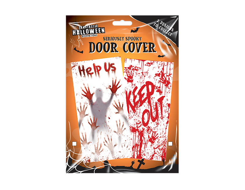 Halloween Scary Door Cover - Spooky Home Decor Accessory for a Festive Halloween Celebration