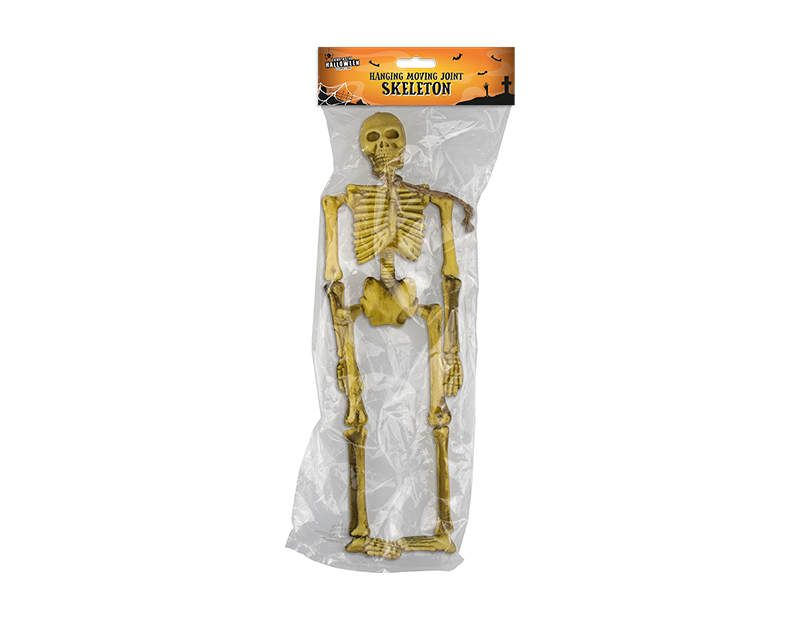 43cm Wall Mounted Hanging Moving Joint Skeleton - Unique Home Decor Art Piece