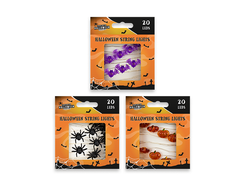 Halloween String Lights - Assorted Party Decorations and Holiday Lighting