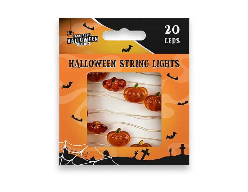 Halloween String Lights - Assorted Party Decorations and Holiday Lighting
