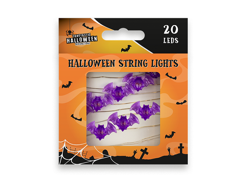 Halloween String Lights - Assorted Party Decorations and Holiday Lighting