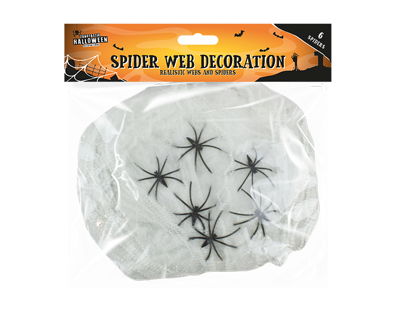 Halloween Spider Web Decoration - Spooky Home Decor for Seasonal Ambiance