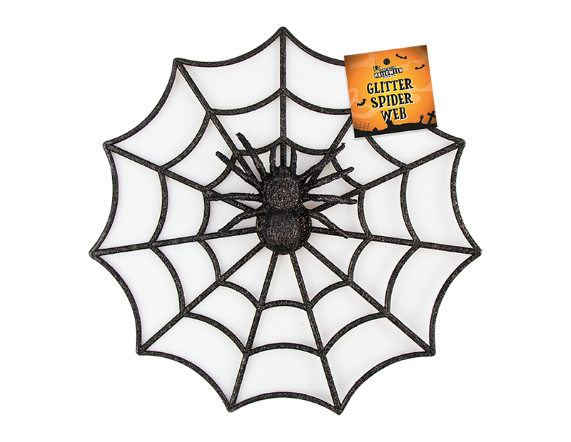 Plastic Spider Web Decoration - Assorted Halloween Home Decorations for Outdoor and Indoor Use