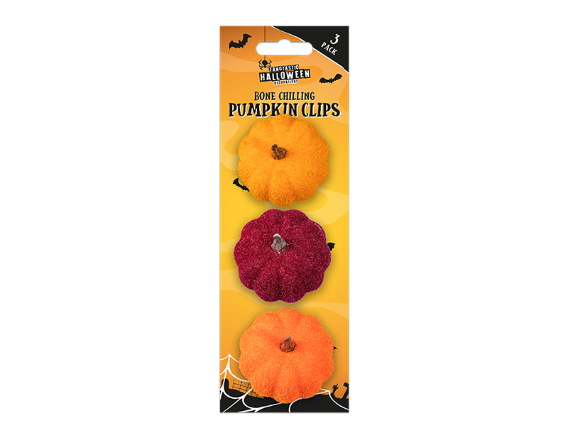 Halloween Felt Pumpkins 3 Pack - Fall Home Decorations and Halloween Decor Ideas