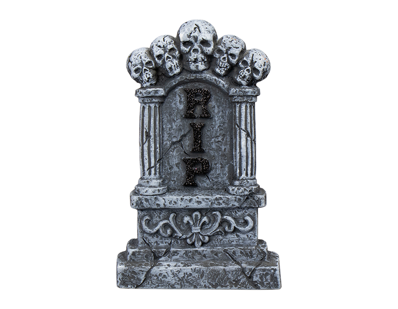 Halloween Cement Graveyard Decoration Assorted Tombstones Home Decor