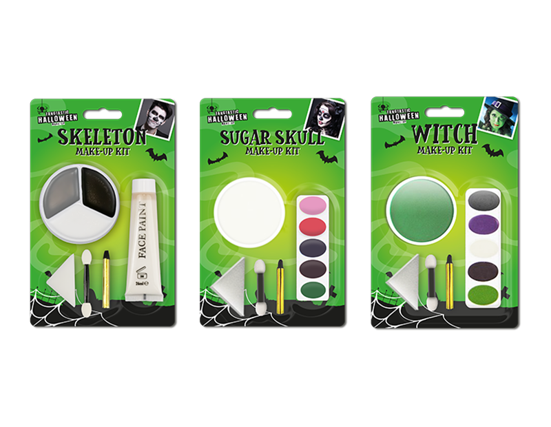 Halloween Characters Makeup Kit - Assorted DIY Party Supplies