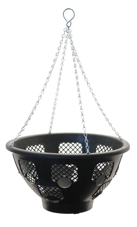 Easy Fill Hanging Basket - 14 Inch Indoor Plant Baskets for Home & Garden Decor