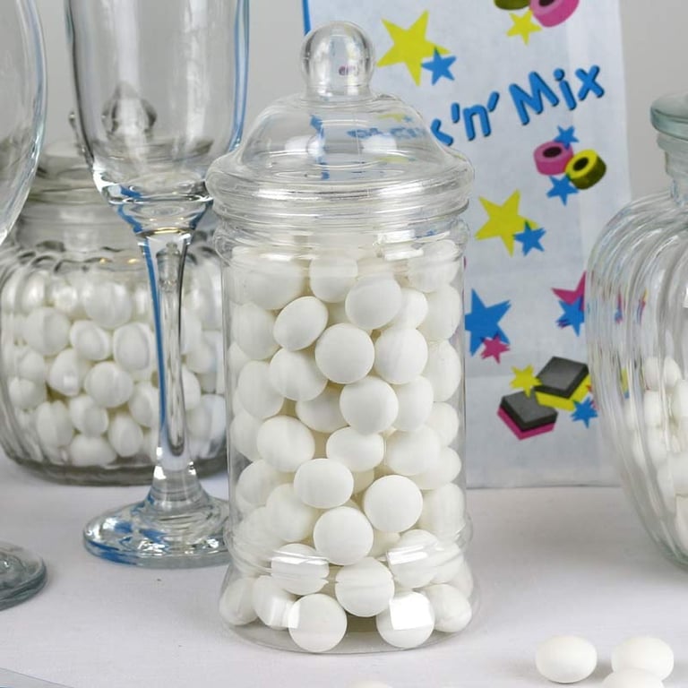 Glass Decorative Candy Jar - Sweet Home and Kitchen Storage Container
