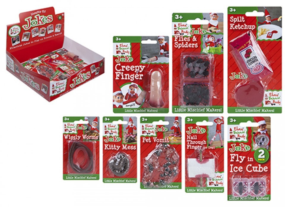 Deluxe Single Naughty Elf Jokes - Christmas Home Decor Prank Kit