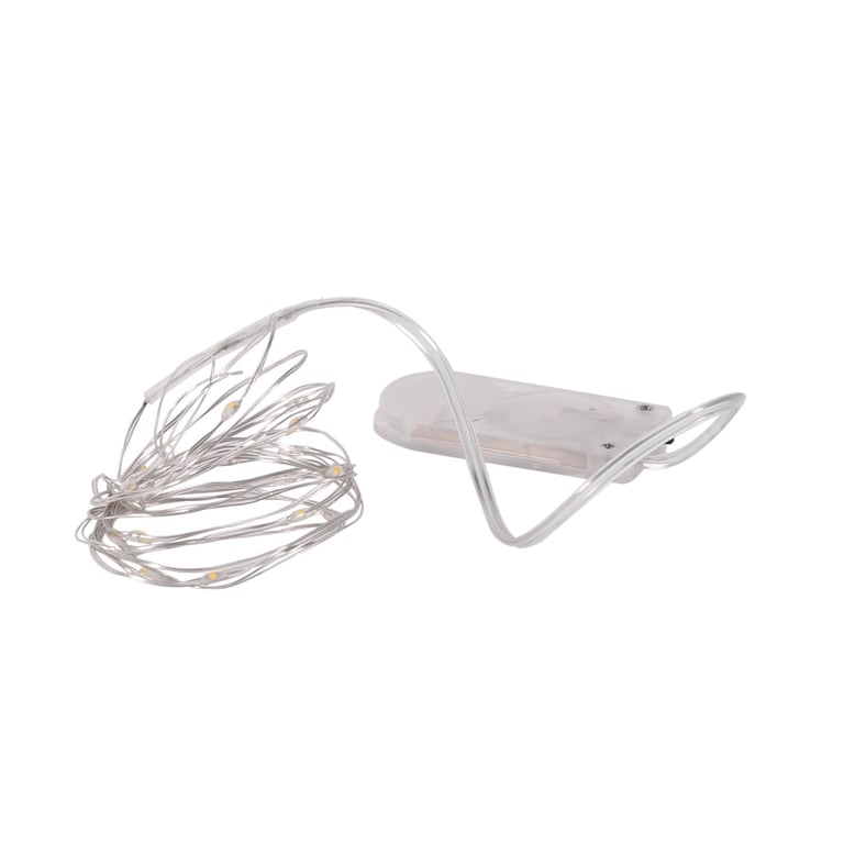 Warm White Elements Firefly LED Lights - 20 Piece Energy Efficient Decorative Home Lighting Set