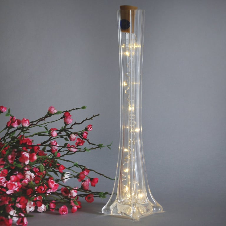 Warm White Solar Powered Bottle Light - 10 Bulbs, Portable LED Camping Lantern for Outdoor Use
