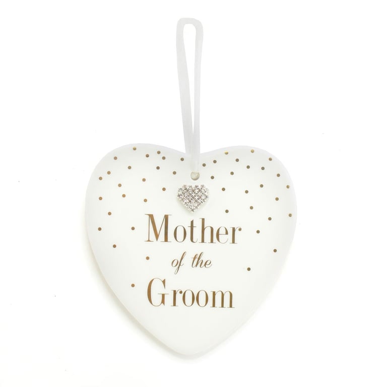 Mother of the Groom Mad Dots Heart Wedding Decorations & Bridal Accessories