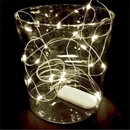 Blue White Elements Firefly LED 20 Bulb Outdoor/Indoor Lighting Set