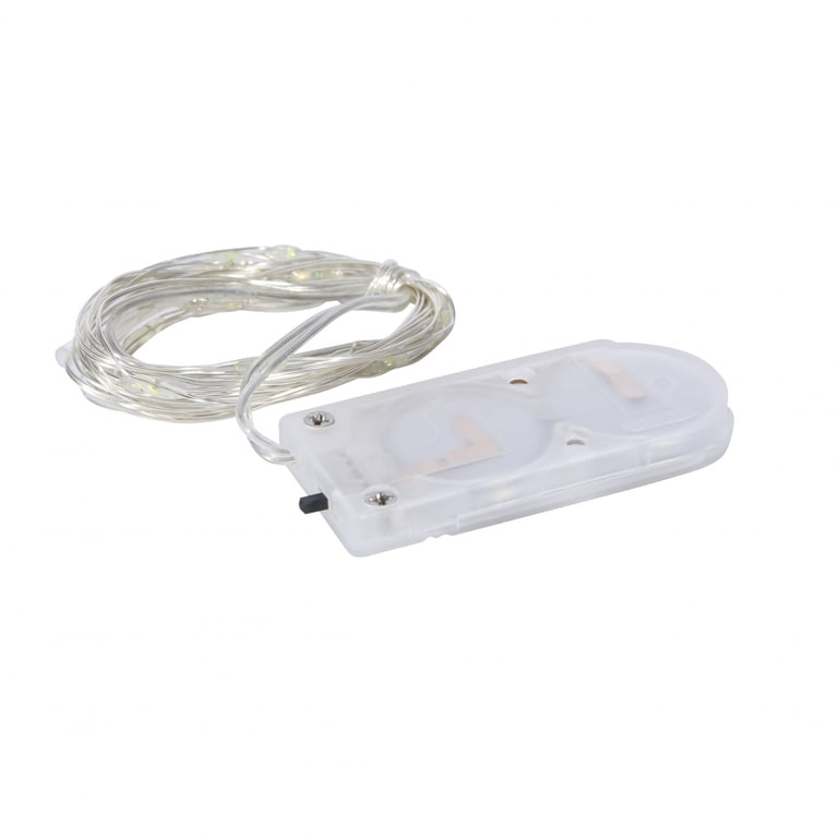 Blue White Elements Firefly LED 20 Bulb Outdoor/Indoor Lighting Set