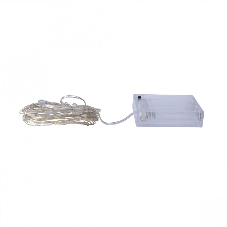 3 Wire Warm White Balloon Lights - 56 Bulb Party and Home Decor String Set