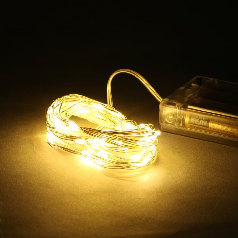 3 Wire Warm White Balloon Lights - 56 Bulb Party and Home Decor String Set