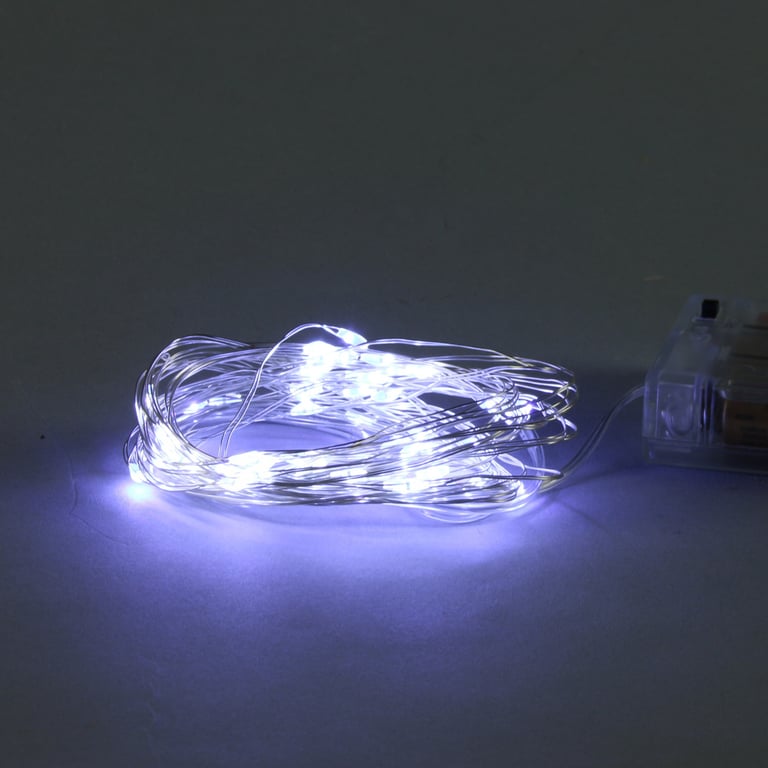 Cool White Elements 3 Wire Balloon Lights - 56 Bulbs Home Decor Party Lighting