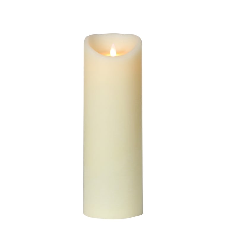 Moving Flame LED Candle - Realistic Flame Effect 30cm Indoor Lighting Home Decor Decoration