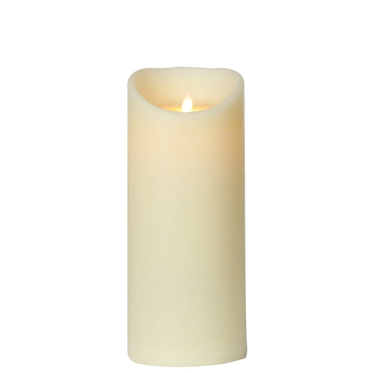 Moving Flame LED Candle - Realistic Flame Effect Home Decor 12.5 x 30cm LED Lighting for Ambiance