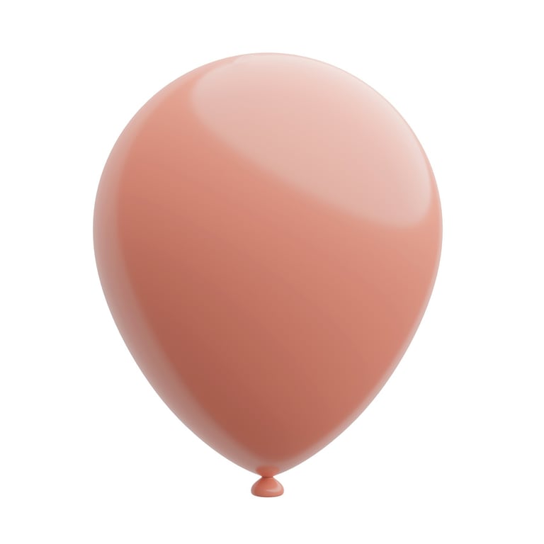 Rose Gold Latex Balloons - 48-Pack Party Decorations, Perfect for Birthday and Home Decor