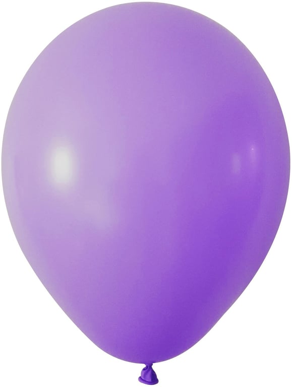 Light Violet Latex Balloons (12 Inch) - Pk 100 Party and Birthday Decorations