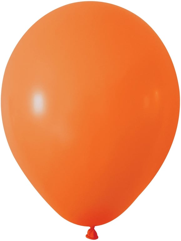 Orange Latex Balloons - 12 inch, Pack of 100 for Home Decor and Party Supplies