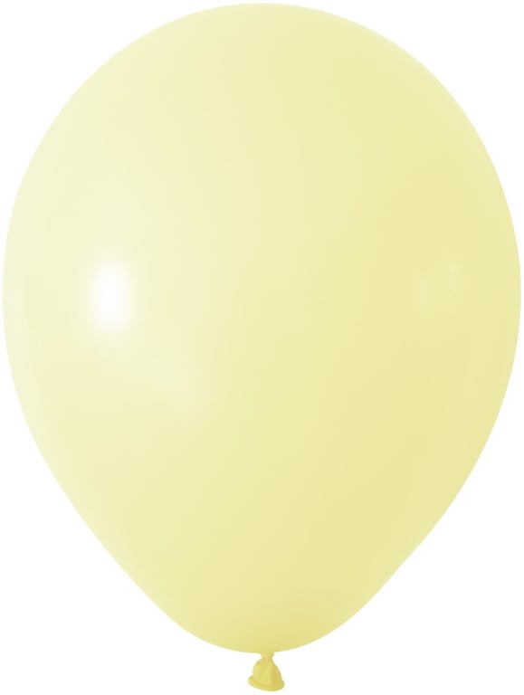 Vanilla Latex Balloon Set - 12 Inch, Pack of 100 Party Decorations