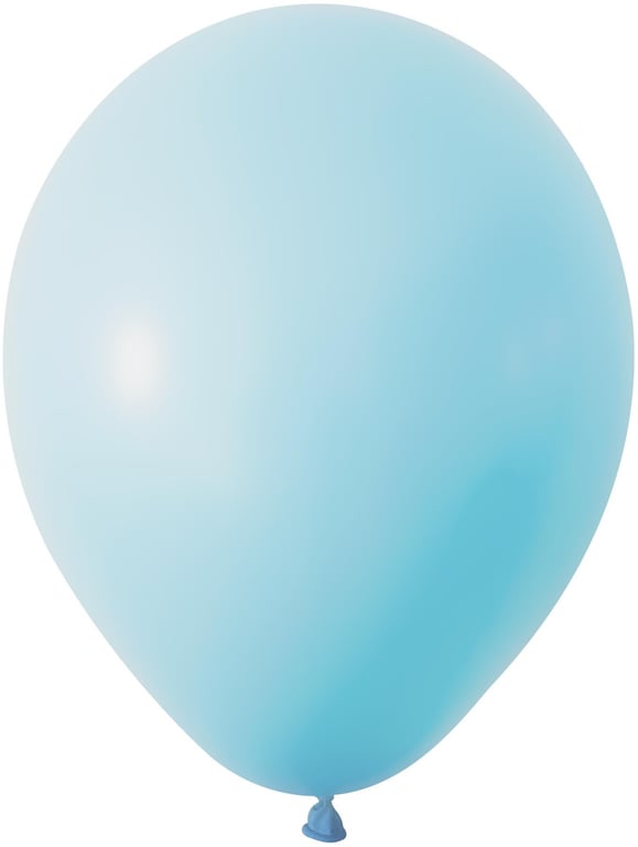 Macaron Blue Latex Balloons - 12 Inch Party Decorations (Pk 100)