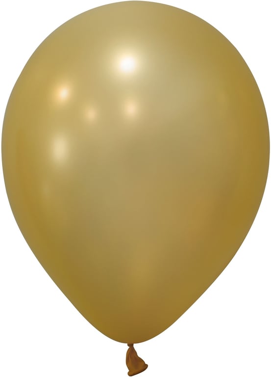 Gold Metallic Latex Balloons (12 Inch) - Party and Event Decoration Supplies Pk 100