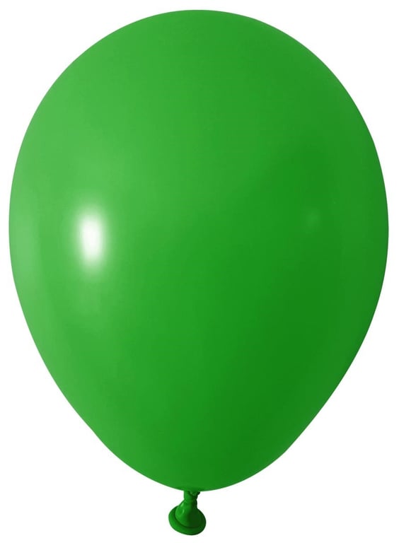 Green Latex Balloons - 5 Inch Round Shape Party Decorations (100 Pack)